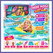 Nida BIG90458 Mini Moda Bebek ve Sürat Teknesi Oyuncak Nıda