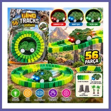 Nida 8043 Dino Tracks Yol Set 56 Parça Dinazor Oyuncağı Nıda