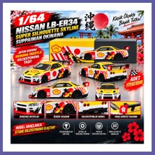 Nida 1/64 Nissan LB-ER34 Super Silhouette Skylıne Suppaiman (Adet Fiyatıdır) Nıda