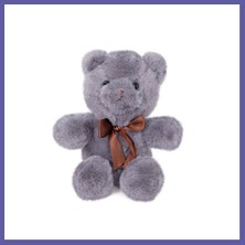 Nida 4769 Peluş Ayı Kurdelalı 20 cm 4r Nıda