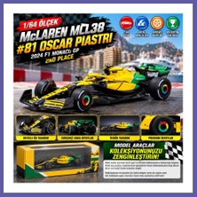 Nida 1/64 Mclaren MCL38 #81 Oscar Piastri 2024 F1 Monaco Gp 2nd Place Nıda