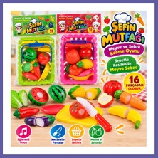 Nida 01-2033 Sepetli Kesme Set Oyuncak Kesilebilir Meyve Sebze (Adet Fiyatıdır) Nıda