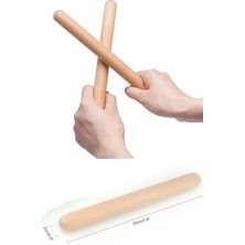 Üstüner 1 Çift Ahşap Ritim Çubuk Seti (2 Adet) Ritim Çubuğu Ritm Çubuğu
