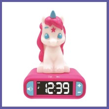 Nida Sesli ve Işıklı 3D Unicorn Dijital Çalar Saat Nıda