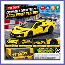Nida 1/64 Chevrolet Corvette Zr1 Accelerate Yellow Nıda