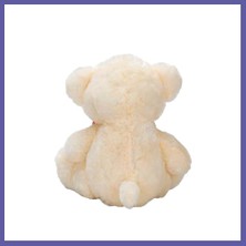 Nida 1001522 Peluş Ayı Oturan Kurdeleli Kalpli 42 Cö 2A (Adet Fiyatıdır) Nıda