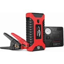 Die Grup Araç Akü Takviye Cihazı, 12V Akü Takviye Cihazı, 20000MAH Taşınabilir Jump Starter, 4 USB Çıkışlı, Acil Aydınlatmalı, Dijital Göstergeli Araç Çalıştırıcı | JP-S160