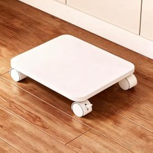 Die Grup Yazıcı Standı, Ev Ofis Için Çok Raflı Depolama ile Bej Haddeleme Yazıcı Standı, Masa Parçalayıcı Masası Altında, 3D Yazıcılar, Faks Makineleri, Tarayıcılar Için Ideal - Yerden Tasarruf Sağlayan Çözüm