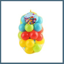 Bezos ER-6028 Havuz Topu 6 cm 28Lİ Filede Agc