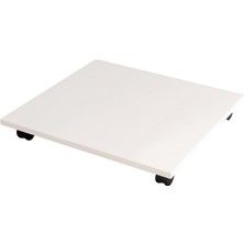 Die Grup Yazıcı Standı, 4 Tekerlekli Çok Fonksiyonlu Yazıcı Standı - Ofis Için Masa Altında Yuvarlanma, Çıkarılabilir Yazıcı ve Fotokopi Makinesi Tutucu, Cpu Standı, Beyaz Yuvarlanma Tepsisi, Bitki Standı