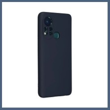 Bezos Infinix Hot 11S Uyumlu Kılıf Nano Içi Kadife Silikon - Lacivert BZS10