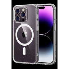 Royaleks Apple Iphone 16 Pro Max Combo Simli Magsafe Kapak - Şeffaf