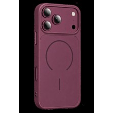 Royaleks Apple Iphone 18 Pro Azus Magsafe Kapak - Bordo
