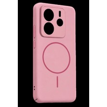 Royaleks Xiaomi Redmi Note 14 4g Mika Pc Magsafe Kapak - Pembe