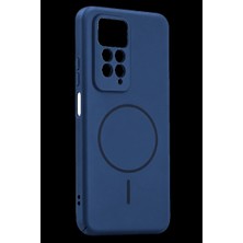 Royaleks Xiaomi Redmi Note 11 Pro Mika Pc Magsafe Kapak - Mavi