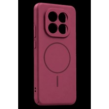 Royaleks Xiaomi Redmi Note 15 Pro 4g Mika Pc Magsafe Kapak - Bordo