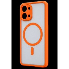 Royaleks Xiaomi Poco X8 Pro Max Loji Magsafe Kapak - Turuncu