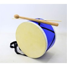 Çocuk Davulu, Mor Renk ve Hayvan Derisi, 28-30 cm