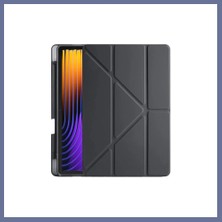 Bezos Pad 7 Pro Kılıf Kalemlikli Mars Tablet Kılıfı - Siyah Dlra