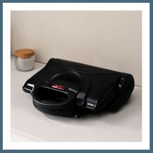 Bezos 8 Dilim Teflon Elektrikli Tost Makinesi 1800W, 180° Izgara, 6 Kademe Isı Agc