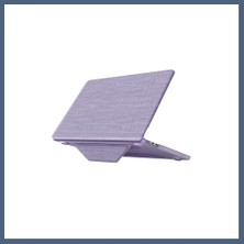 Bezos Macbook Air 15 2023 Macbook Kumaş Kapak - Mor BZS10