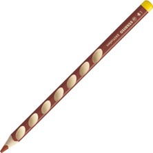 Tr Easycolors Ergonomik Kuru Boya Kalemi, Sol Uyumlu, Açık Kahverengi
