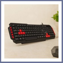 Bezos USB Kablolu Oyuncu Klavye (Renkli Tuşlar, 150 Cm) Dlra