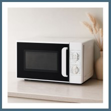 Bezos 20L 700W Mikrodalga Fırın - 5 Güç Kademesi, Buz Çözme, Beyaz Agc