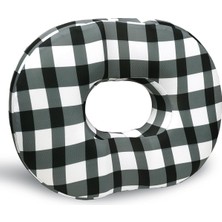 Hemoroid Için Donut Yastığı, Kuyruk Kemiği Ağrısı Giderici Için Koltuk Minderi - Siyah Beya