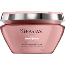 Kerastase Chroma Absolu Masque Chroma Filler Boyalı Saçlar Için Bakım Maskesi, 200 ml Çiçekli Pembe