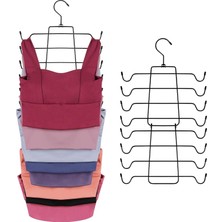 Tr 2 Paket Tank Top Askı Yerden Tasarruflu, Dolap Düzenleyici Için Sütyen Askıları, Asılı S�