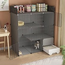 Tr Büyük Kedi Oyun Parkıkedi Kafesi Kapalı, Kedi Kumu Kutusu ile Kedi Kafesleri Kedi Muhafazası