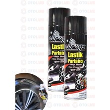 (2 Adet) Premium Lastik Parlatıcı Tampon Parlatıcı Koruyucu Aerosol Sprey 500 ml