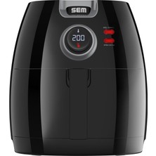 Gy Atelier Akıllı Aircook 5lt Yağsız Kızartma Sıcak Hava Fritöz - Airfryer 8 Program 1650WATT SC301