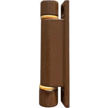 Gy Atelier Premium Metal Pvc Pencere Menteşesi, Beyaz ve Kahverengi, 2'li Set, Vidalar Dahil(Kahverengi)