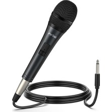 Gy Atelier Karaoke Mikrofonu, Hoparlör Için Fifine Dinamik Vokal Mikrofon, Açık ve Kapalı Anahtarlı Kablolu El Mikrofonu ve 14,2 M Çıkarılabilir Kablo-K6