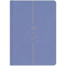 Gy Atelier 2026-2027 A5 Keten Akademik Ajanda 15X21 cm - 17 Aylık Lila
