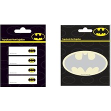 Gy Atelier Batman Yapışkanlı Not Kağıdı, Ayraç ve Not Kağıdı Seti, 2 Farklı Model