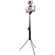 Gy Atelier Telefon Standlı Bluetooth Kumandalı Ayarlanabilir Uzunluk 120CM Photo Video Selfie Çekim Tripodu