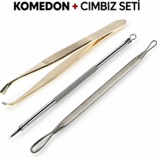 ERHCE Komedon Akne Sivilce Siyah Nokta Temizleme  + Cımbız