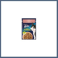 Bezos Pouch Sensation Jellies Somonlu ve Karidesli Yetişkin Kedi Konservesi 85 gr BZS10
