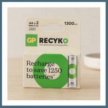 Bezos Aa 1300MAH Şarjlı Kalem Pil 2'li Agc