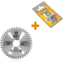 Tr Daire Testere Ahşap Kesme Testeresi 115 mm 40 Diş + Matkap Aparat