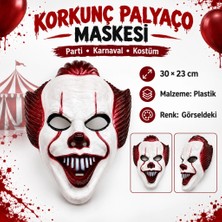 Mey İthalat Mey Ithalat® Plastik Joker Maskesi Killer Palyaço Maskesi