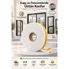 Tr 3 Metre Kapı Pencere Izolasyon Süngeri 22X8 mm Yapışkanlı Yalıtım Bandı 723803