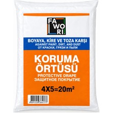 Fawori Koruyucu Örtü 4x5 Metre 20 m² Boya Badana Örtüsü