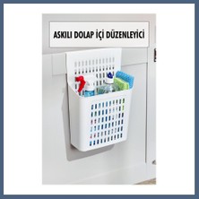 Bezos Askılı Dolap Içi Düzenleyici & Sepet Raf Organizeri & Çok Amaçlı Düzenleyici & Deterjanlık Şampuanlık BZS10