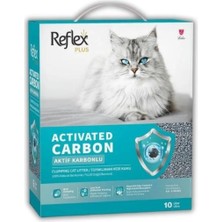 Reflex Aktif Karbonlu Topaklanan Kedi Kumu 10 Lt Yüksek Sıvı Emme Kabiliyeti