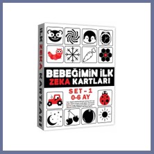Bezos 2199 Eğitici Kartlar 0-6 Ay Zeka Kartları Dlra
