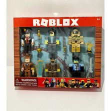 Roblox Oyuncak Figürleri Büyük Set 6'lı Erkek Çocuklar İçin Eğlenceli Hediye Seti